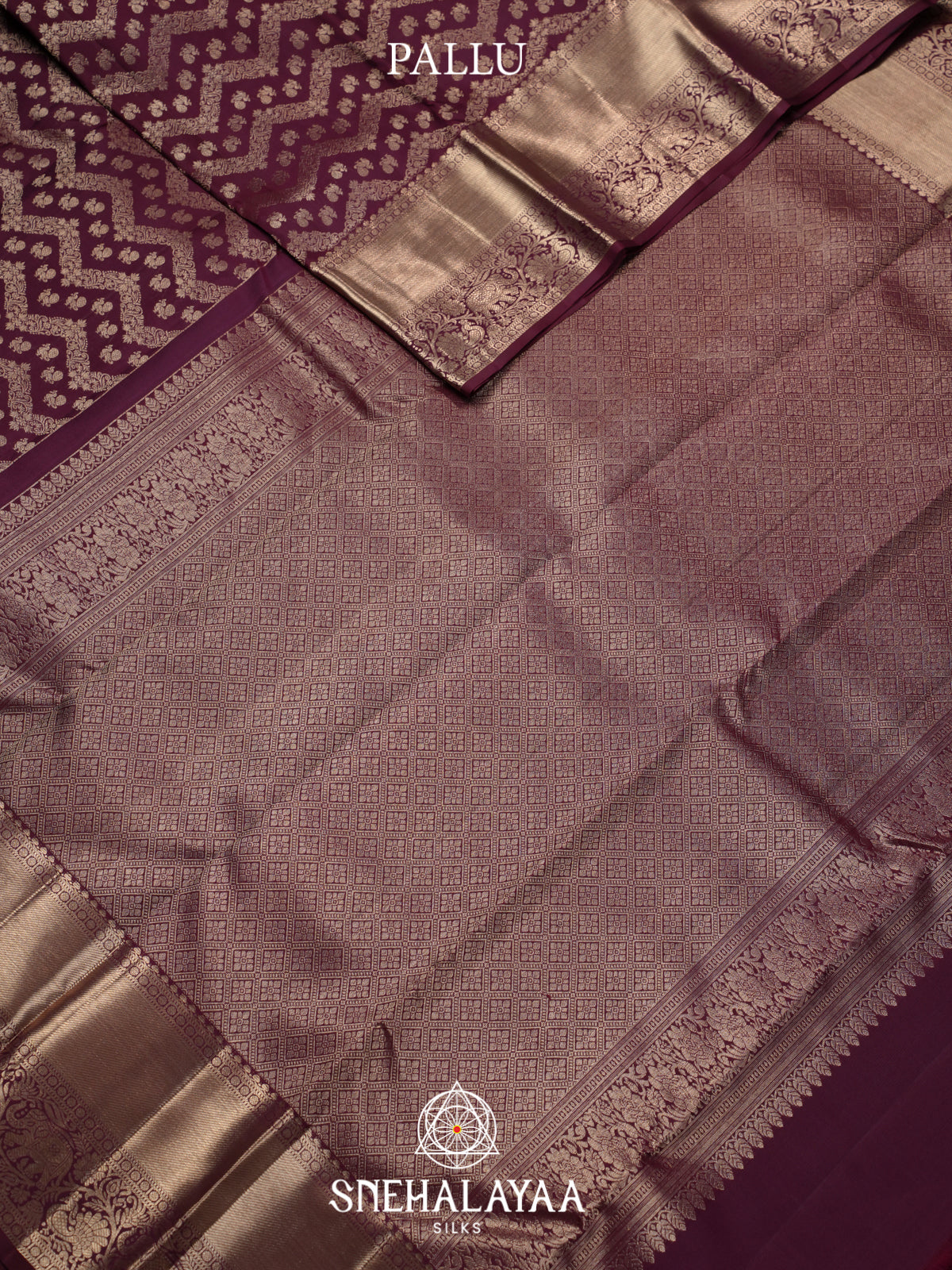 Maroon Kanjivaram Silk Saree