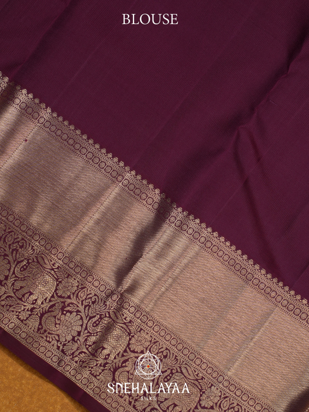 Maroon Kanjivaram Silk Saree