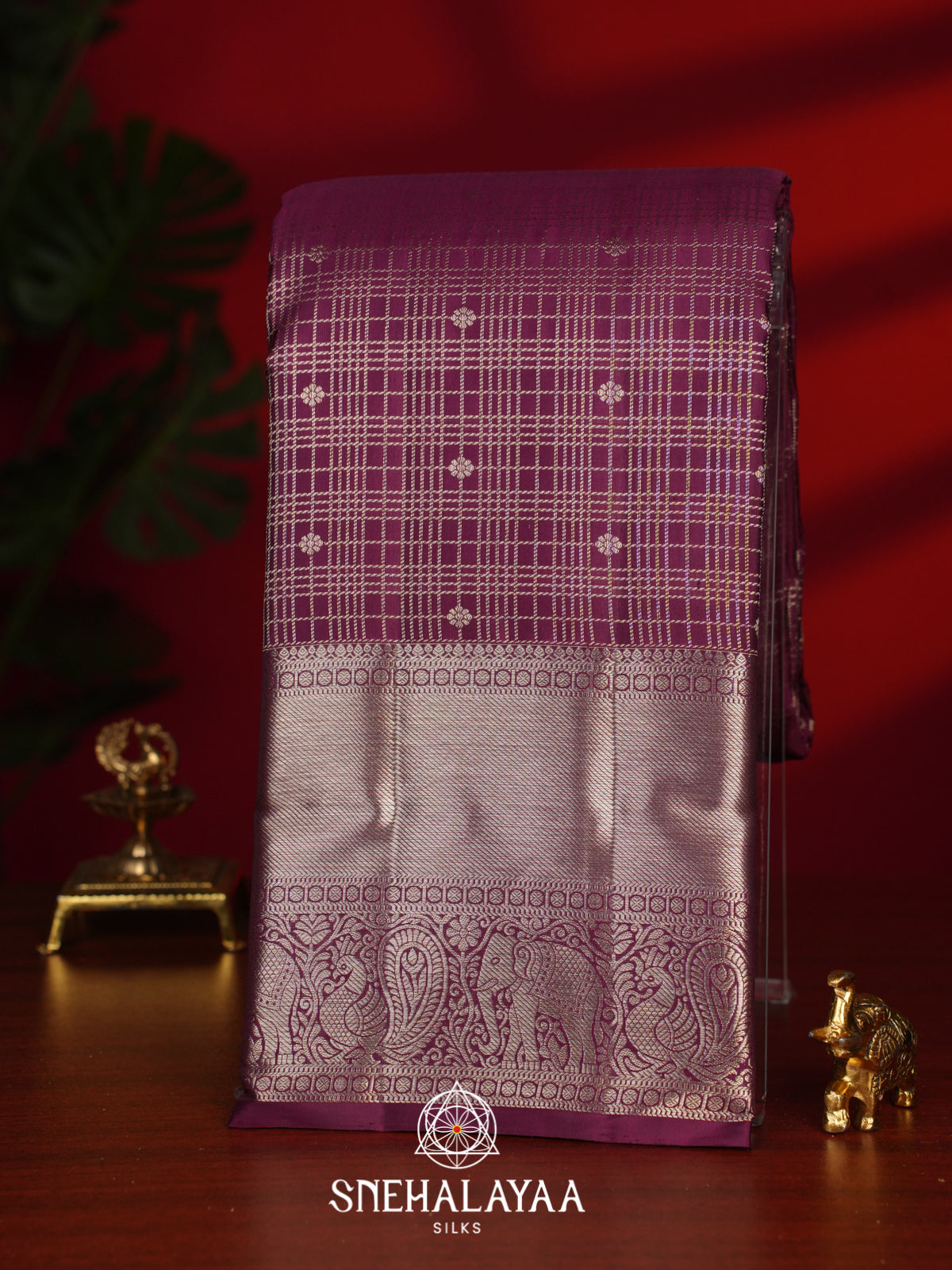 Meganta Kanjivaram Silk Saree