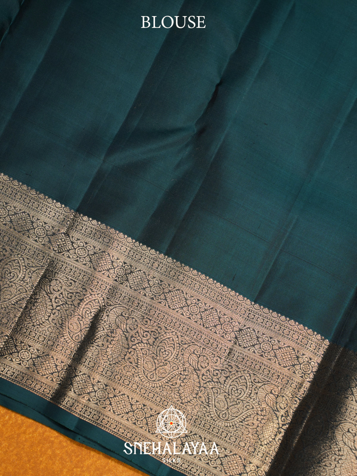 Forest Green Kanjivaram Silk Saree