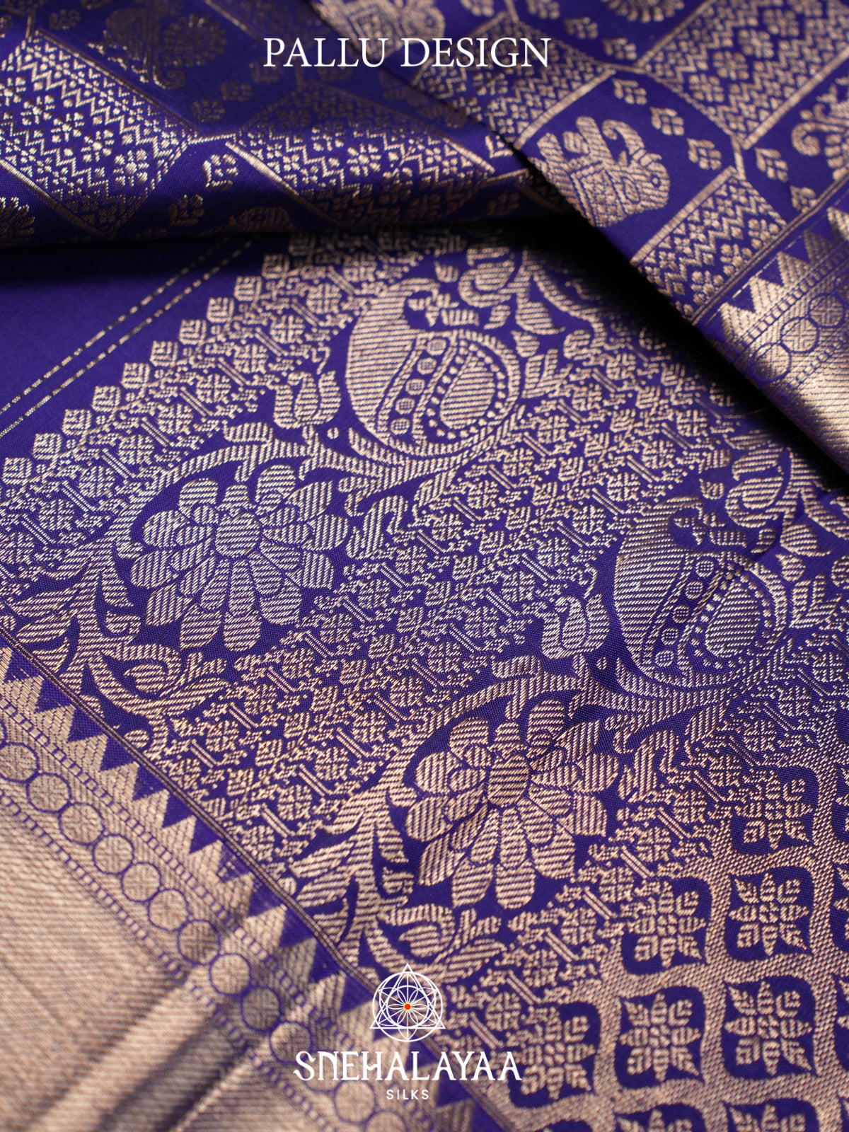 Purple Kanjivaram Silk Saree