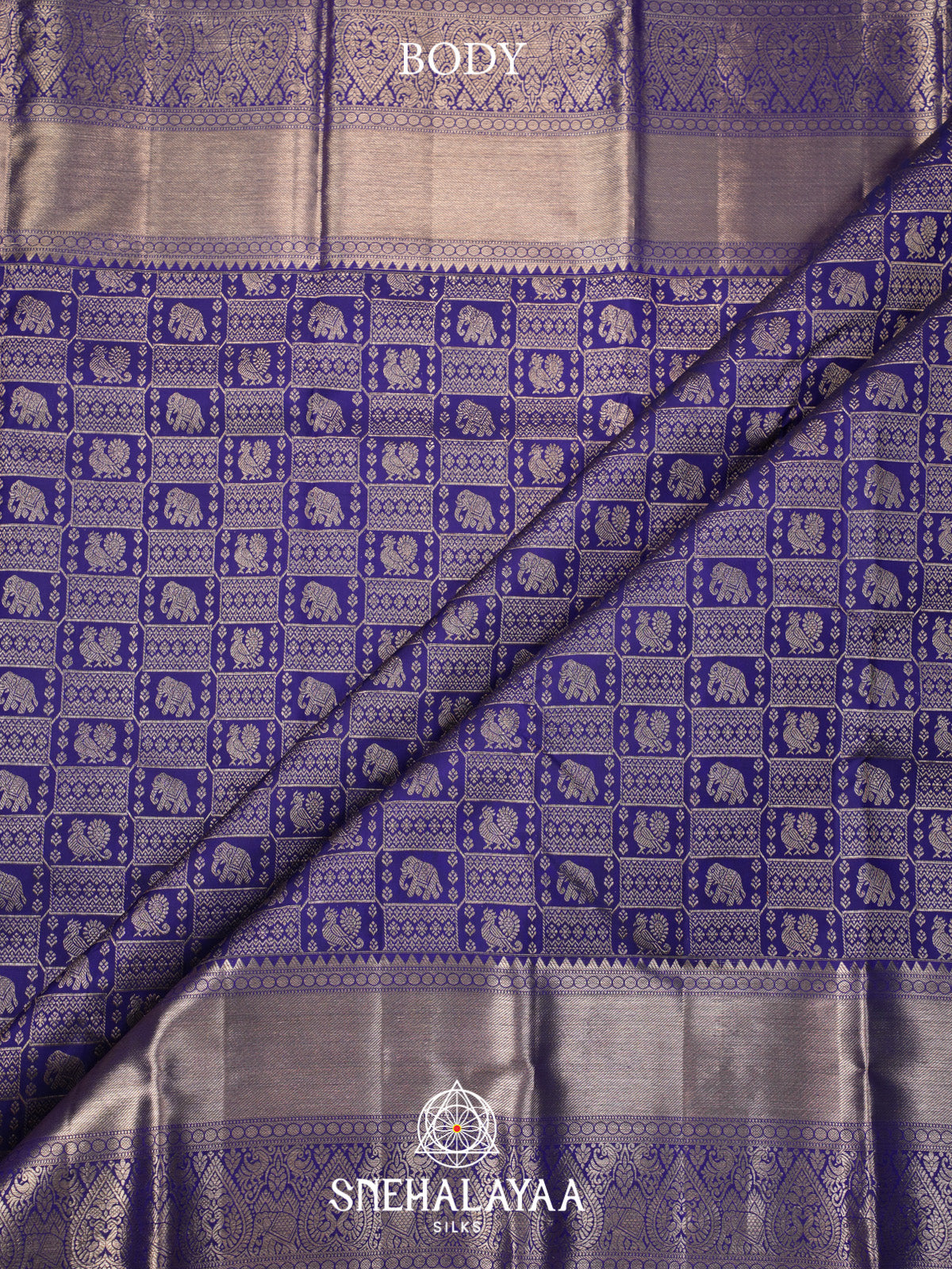 Purple Kanjivaram Silk Saree