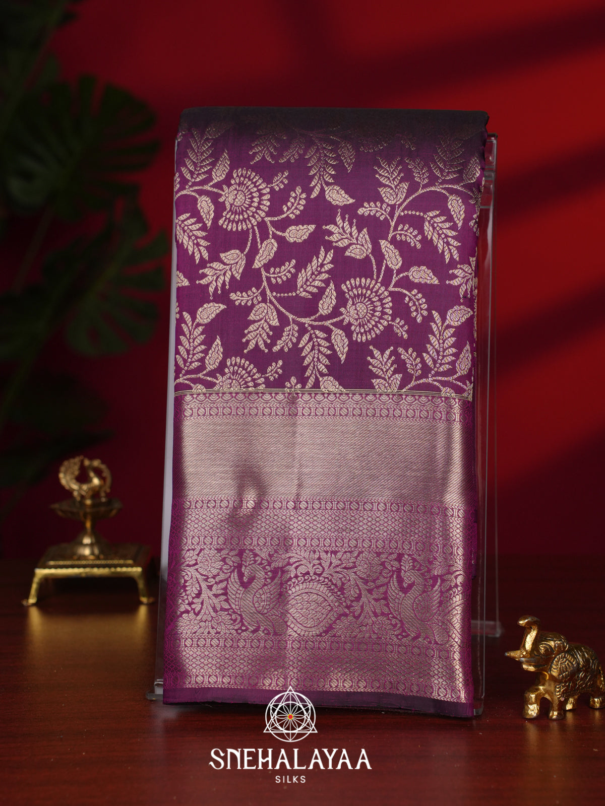 Meganta Kanjivaram Silk Saree