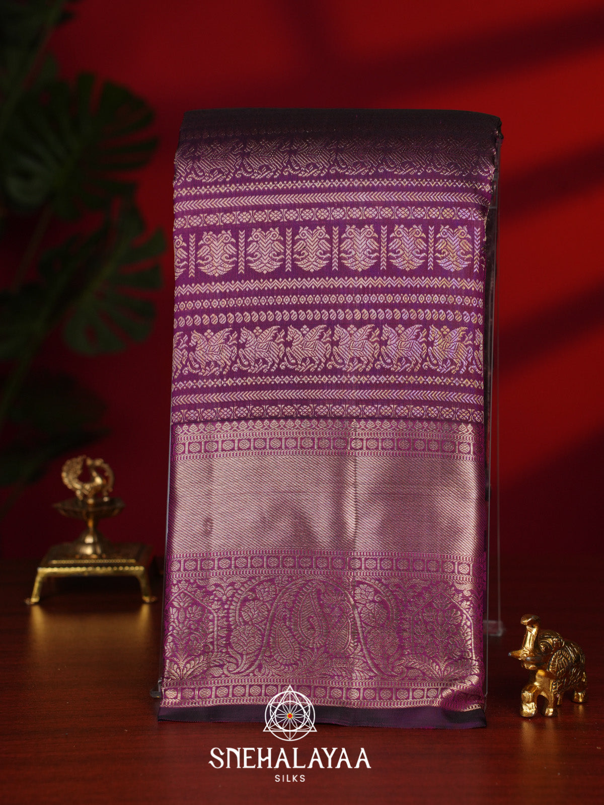 Meganta Kanjivaram Silk Saree