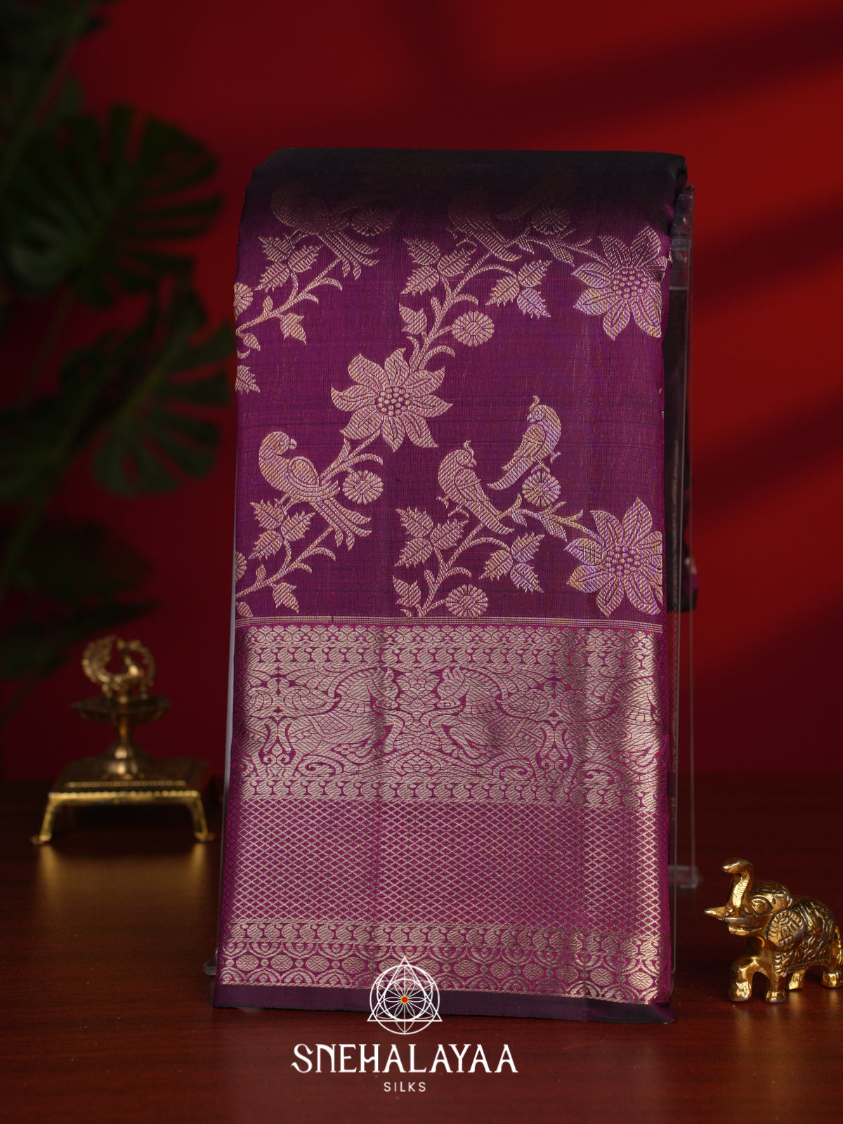 Meganta Kanjivaram Silk Saree
