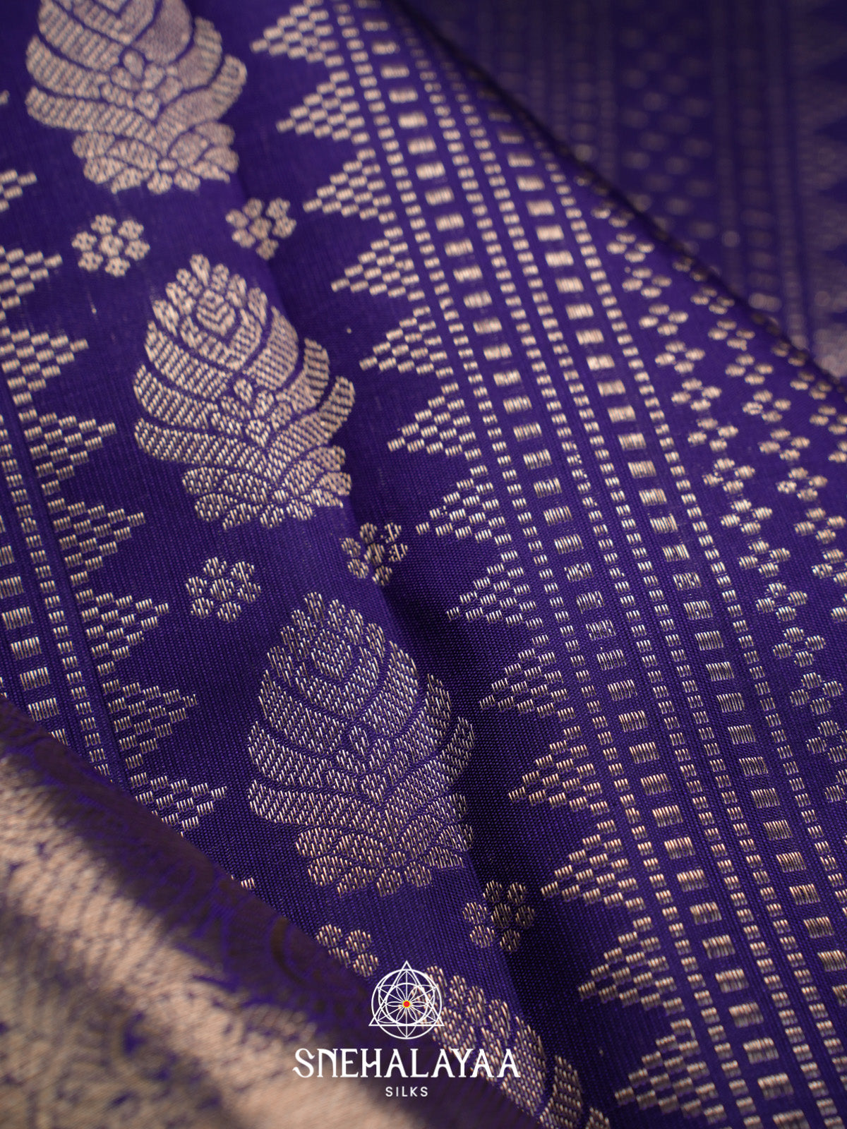 Purple Kanjivaram Silk Saree