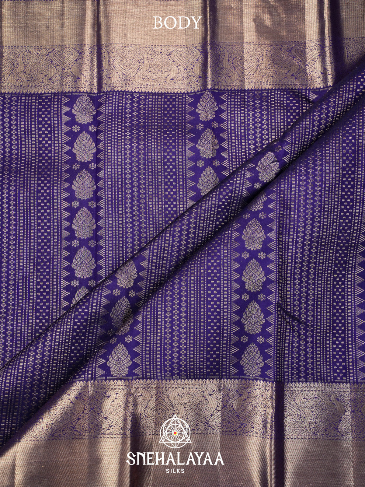 Purple Kanjivaram Silk Saree