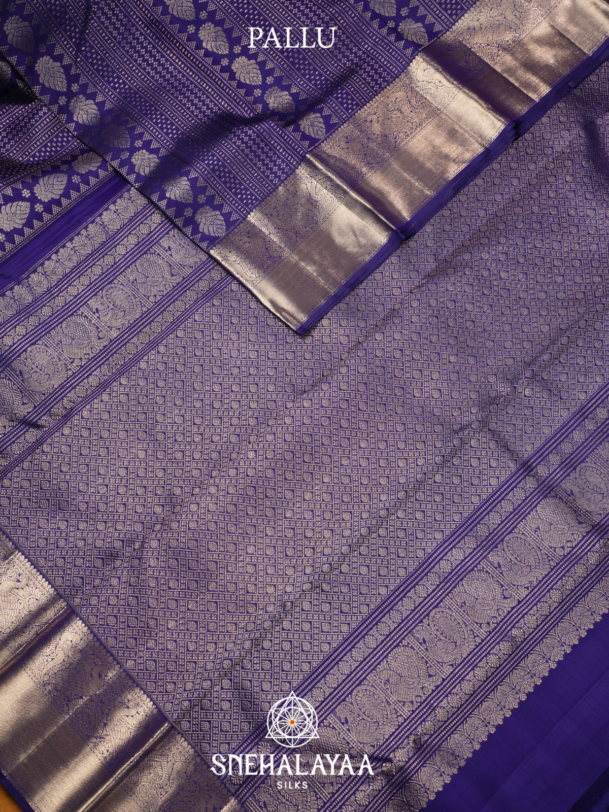 Purple Kanjivaram Silk Saree