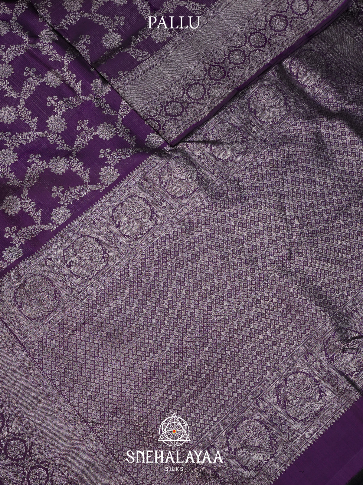 Purple Kanjivaram Silk Saree