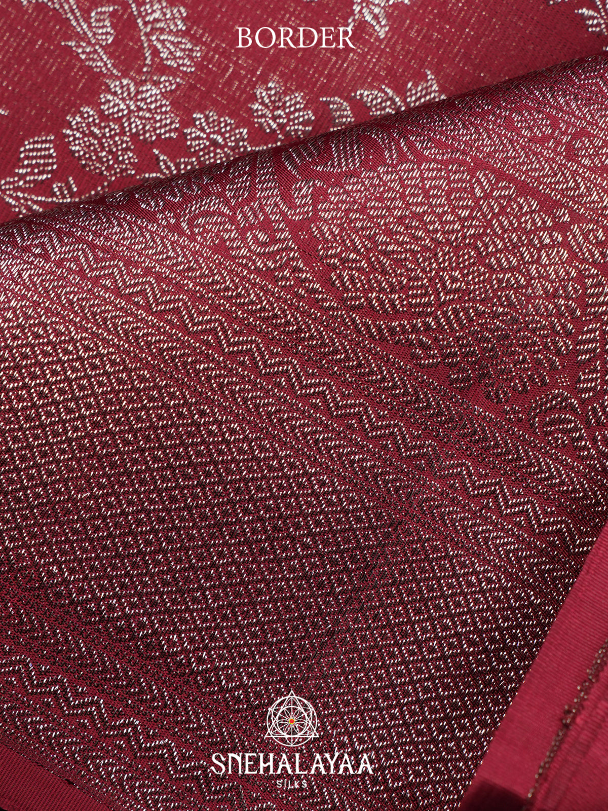 Maroon Kanjivaram Silk Saree
