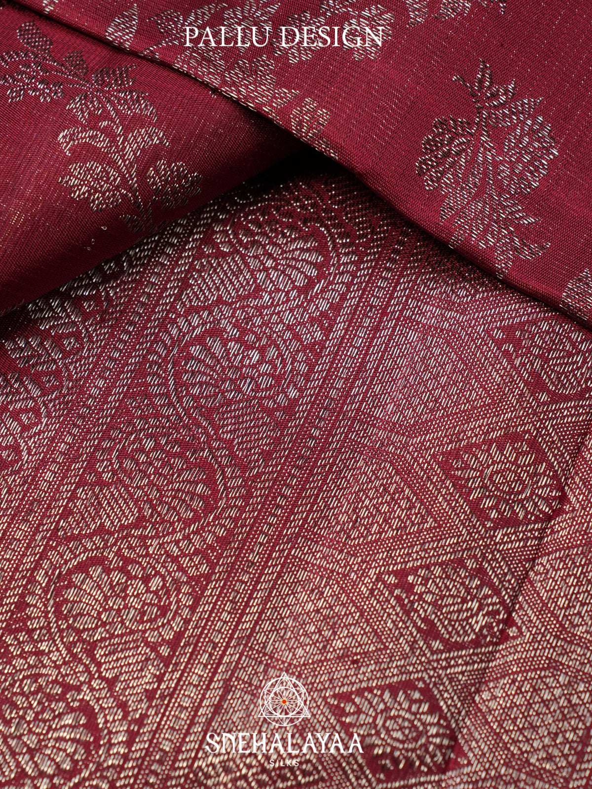 Maroon Kanjivaram Silk Saree