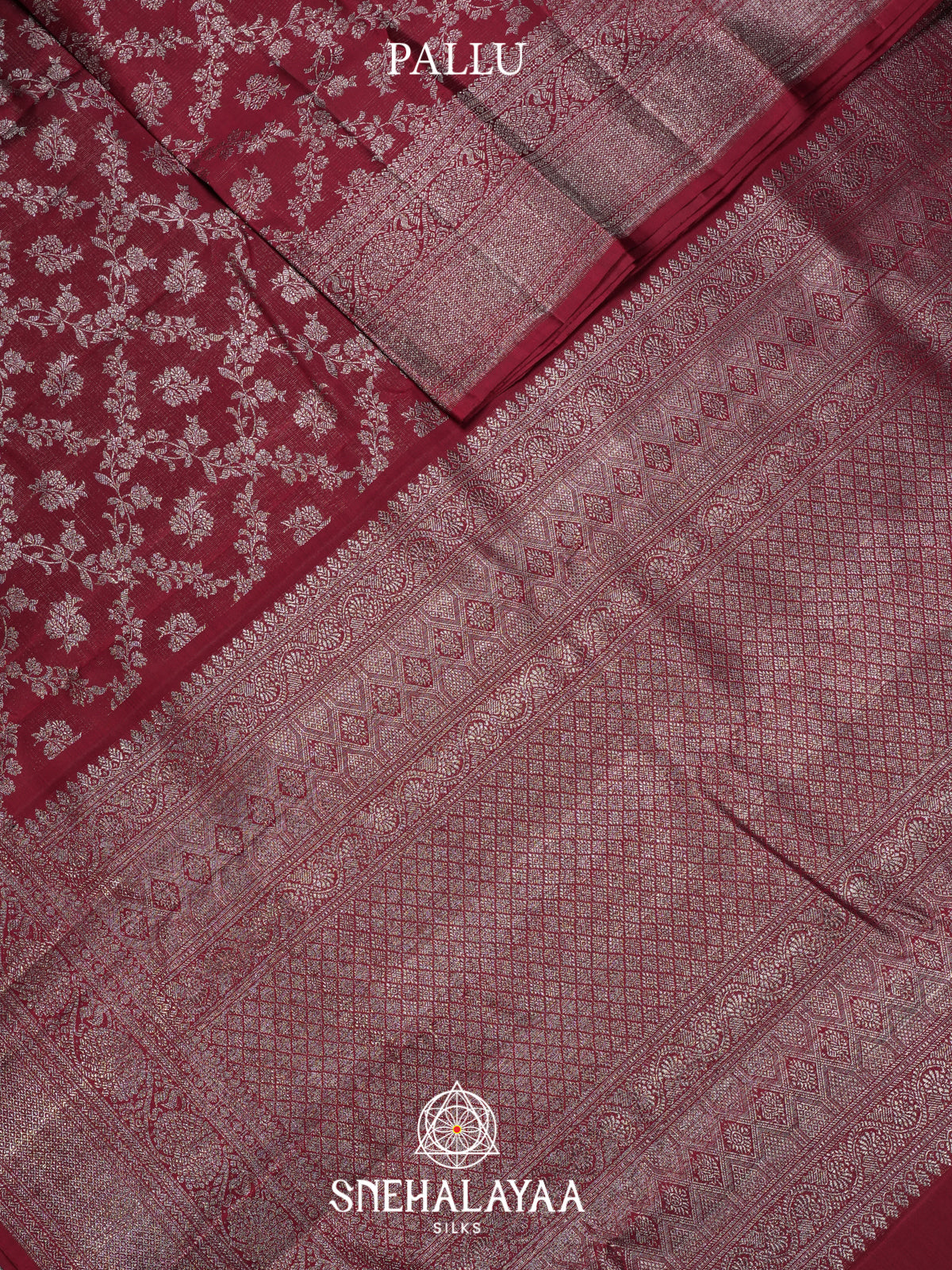 Maroon Kanjivaram Silk Saree