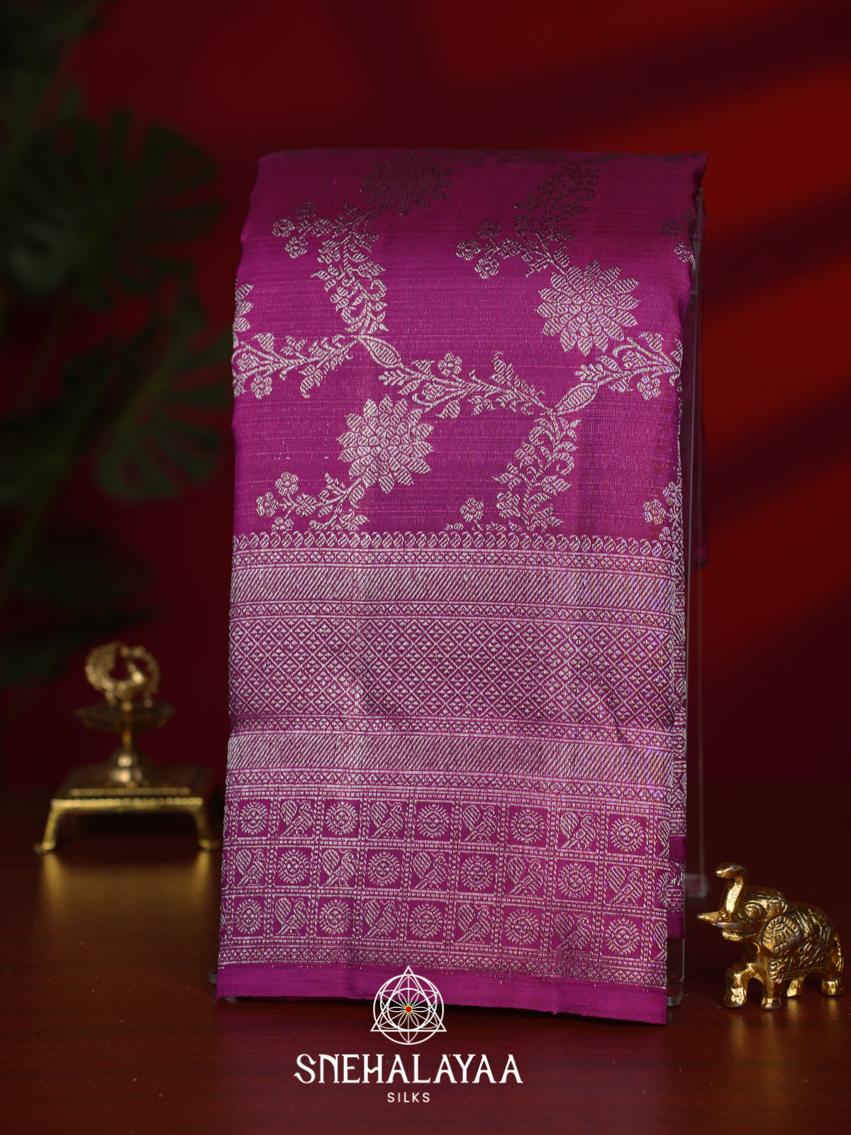 Meganta Kanjivaram Silk Saree
