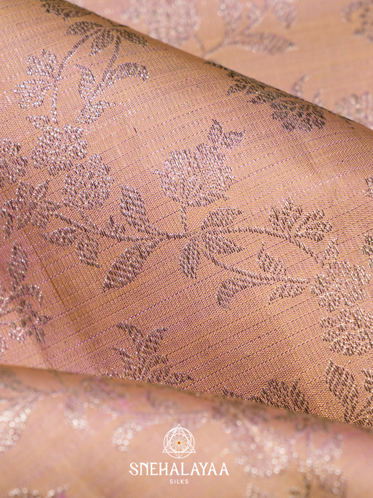 Cream Kanjivaram Silk Saree