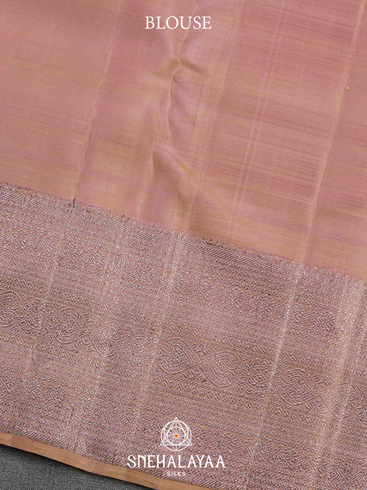 Cream Kanjivaram Silk Saree