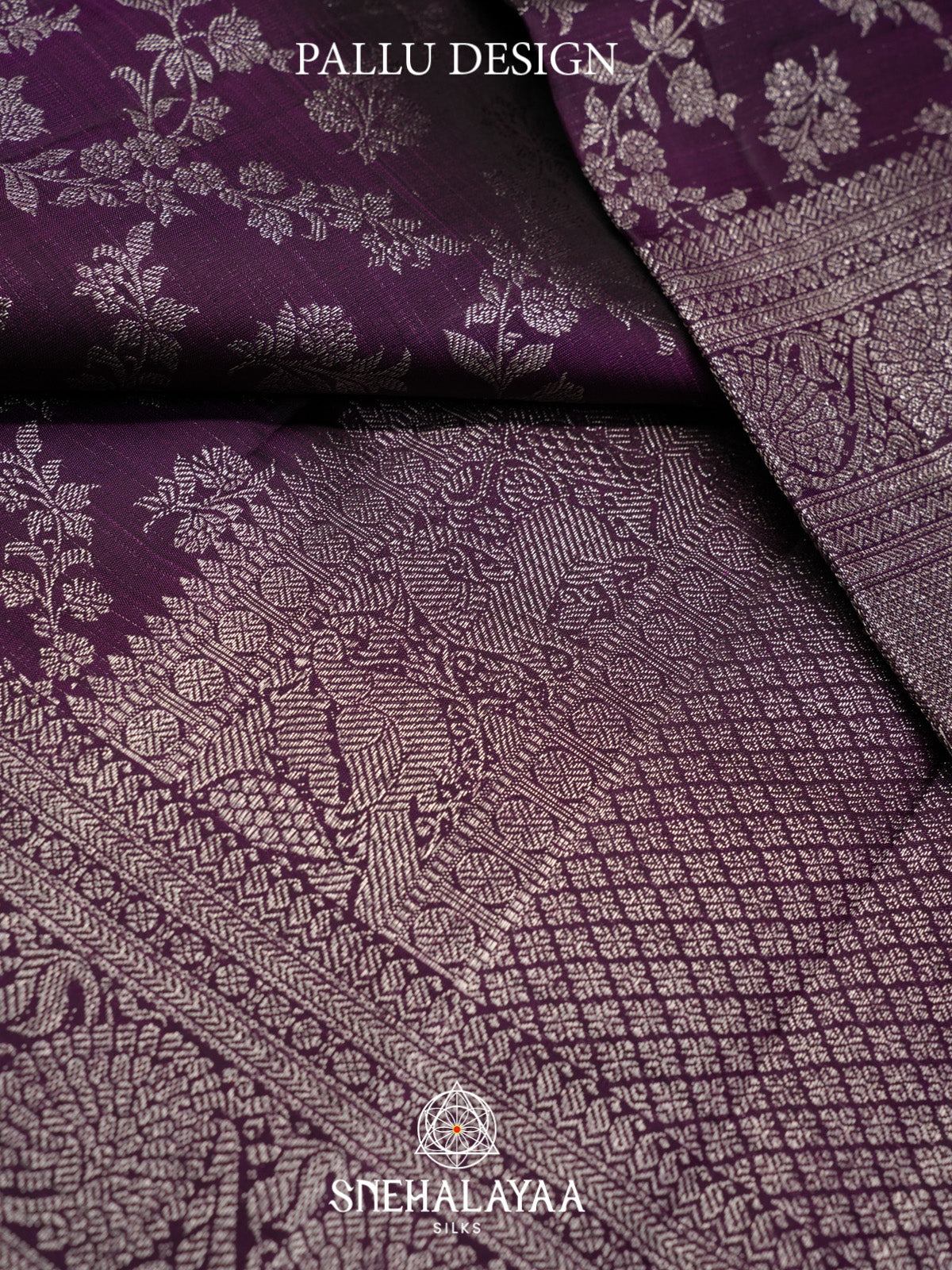 Purple Kanjivaram Silk Saree