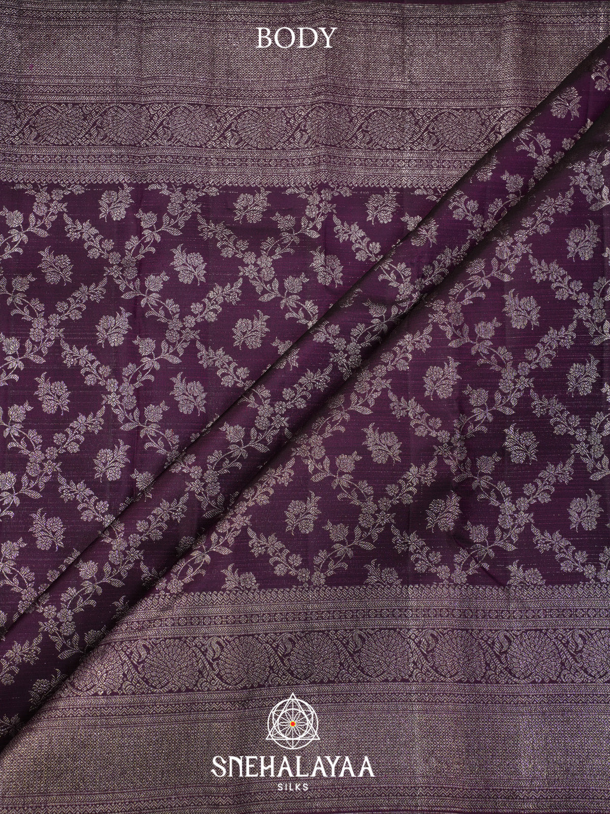 Purple Kanjivaram Silk Saree