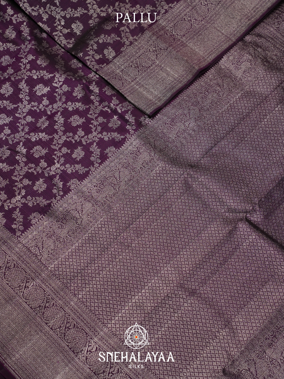 Purple Kanjivaram Silk Saree