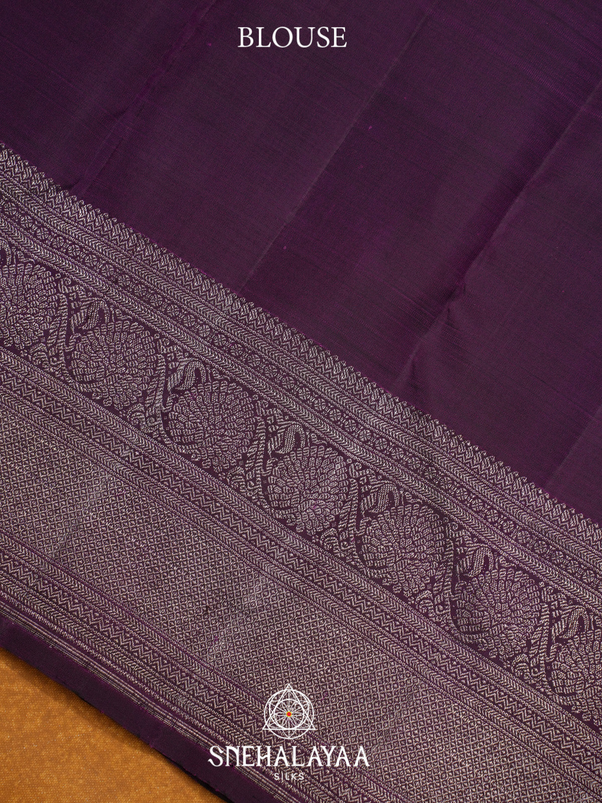 Purple Kanjivaram Silk Saree