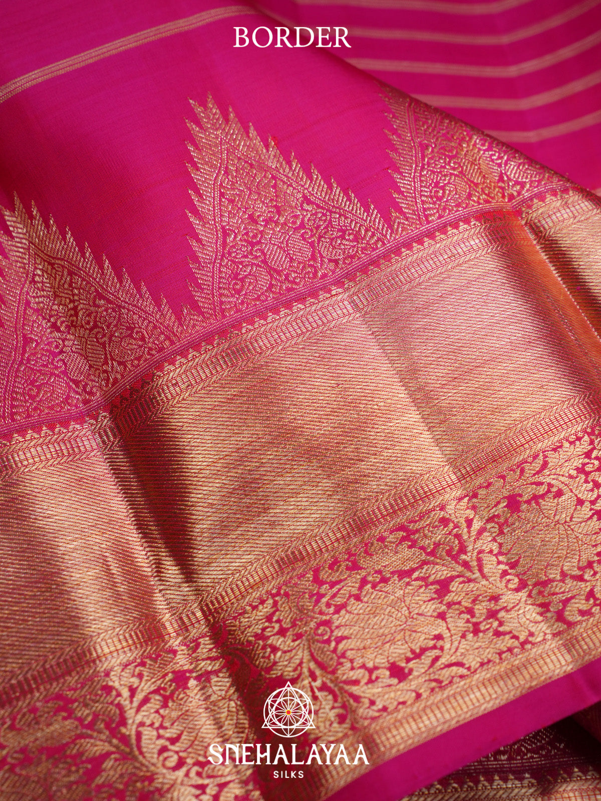 Pink Kanjivaram Silk Saree