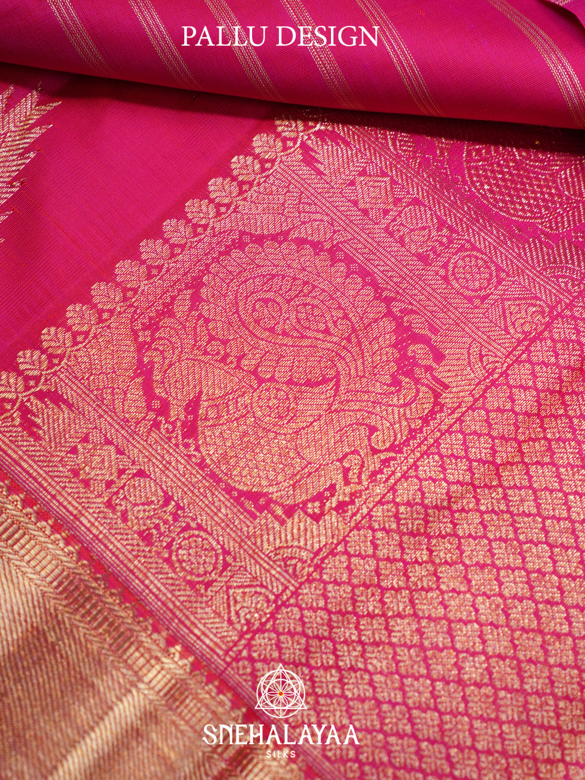 Pink Kanjivaram Silk Saree