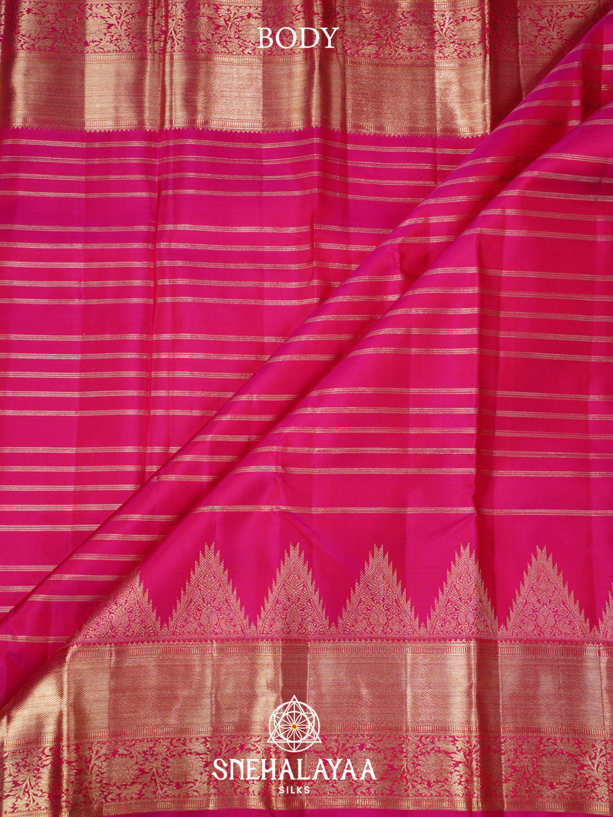 Pink Kanjivaram Silk Saree