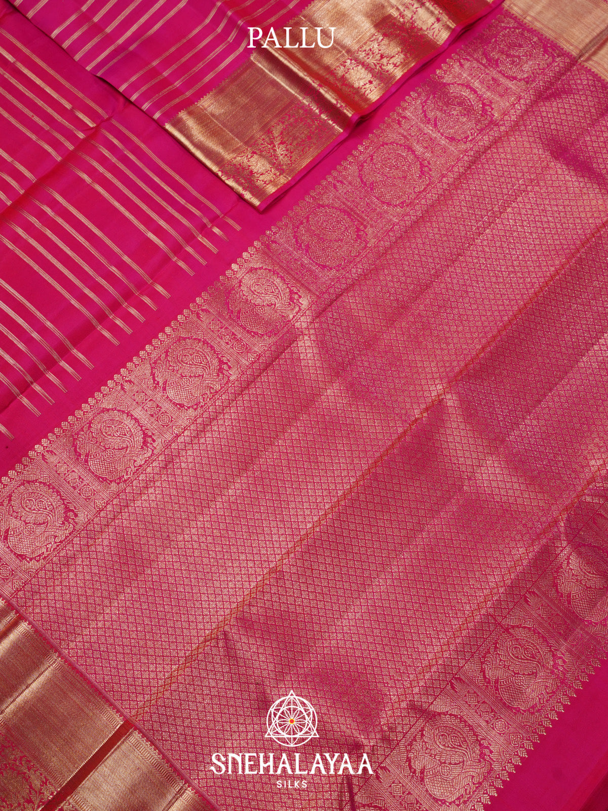Pink Kanjivaram Silk Saree