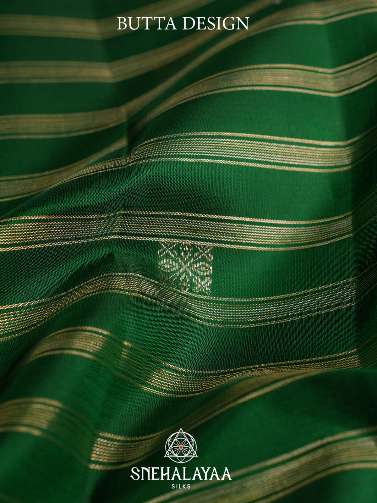 Emerald Green Kanjivaram Silk Saree