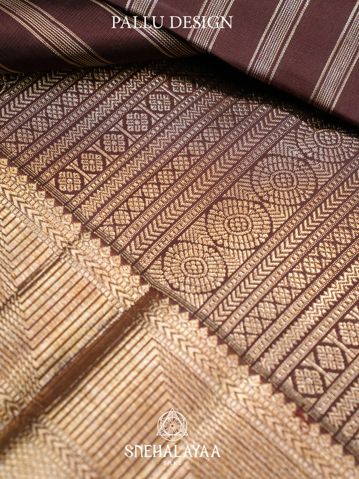 Coffee Brown Kanjivaram Silk Saree