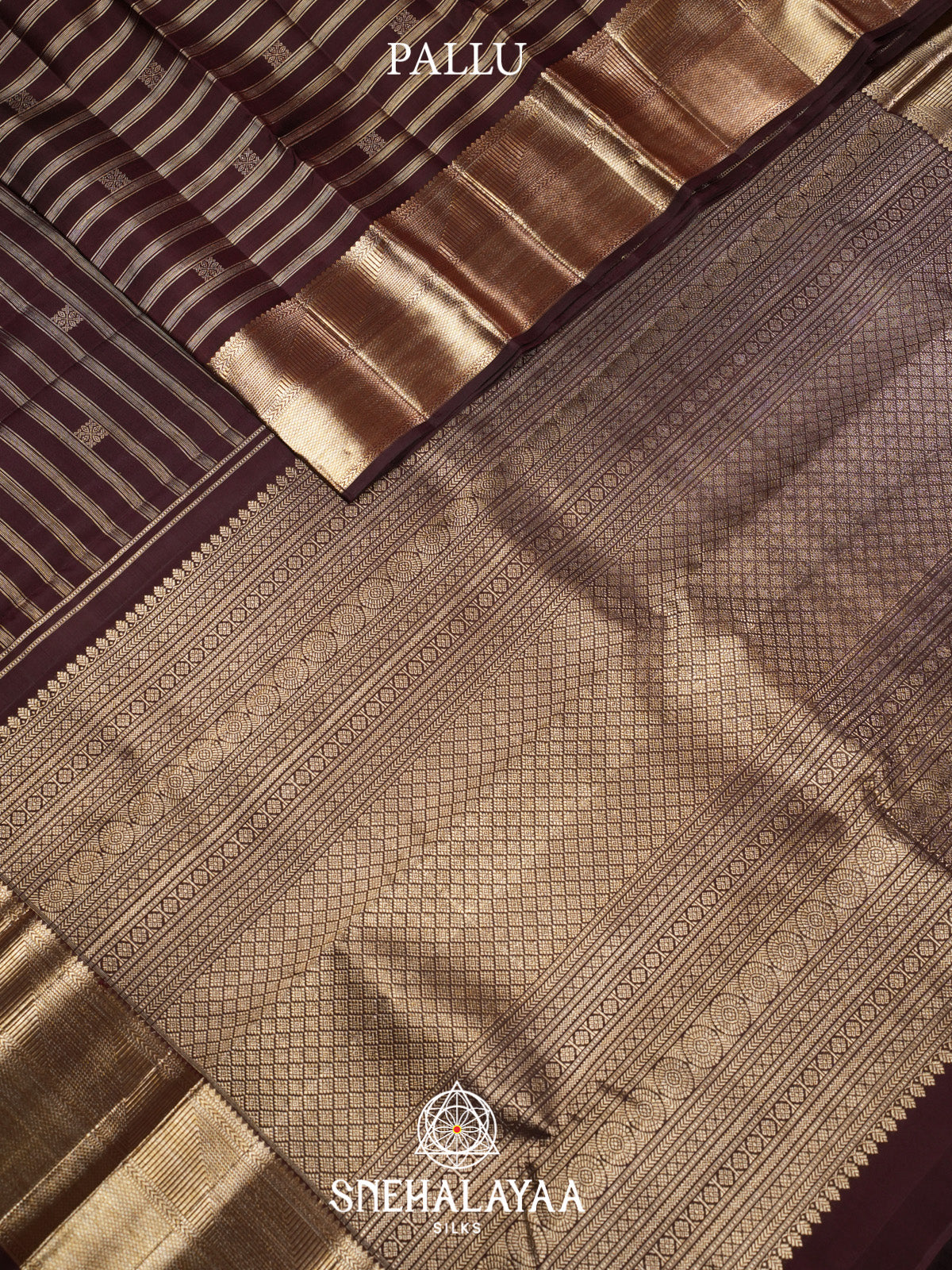 Coffee Brown Kanjivaram Silk Saree