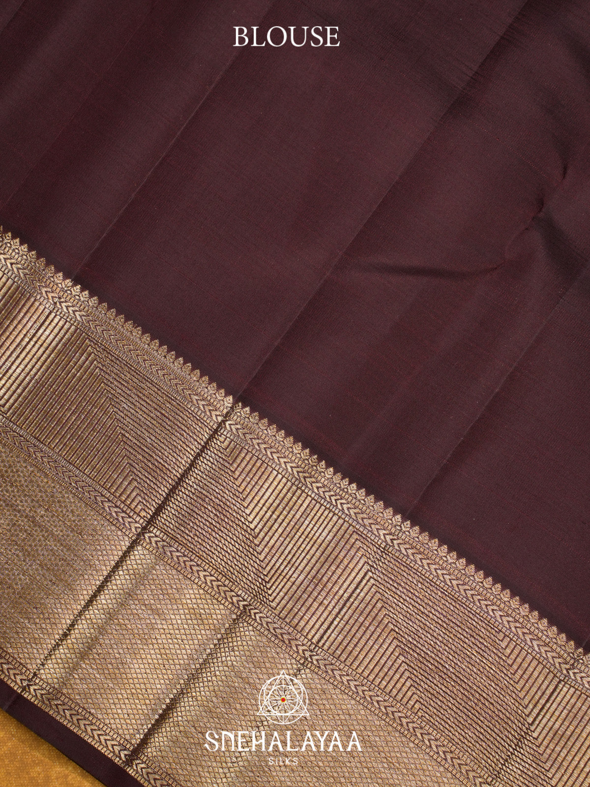 Coffee Brown Kanjivaram Silk Saree