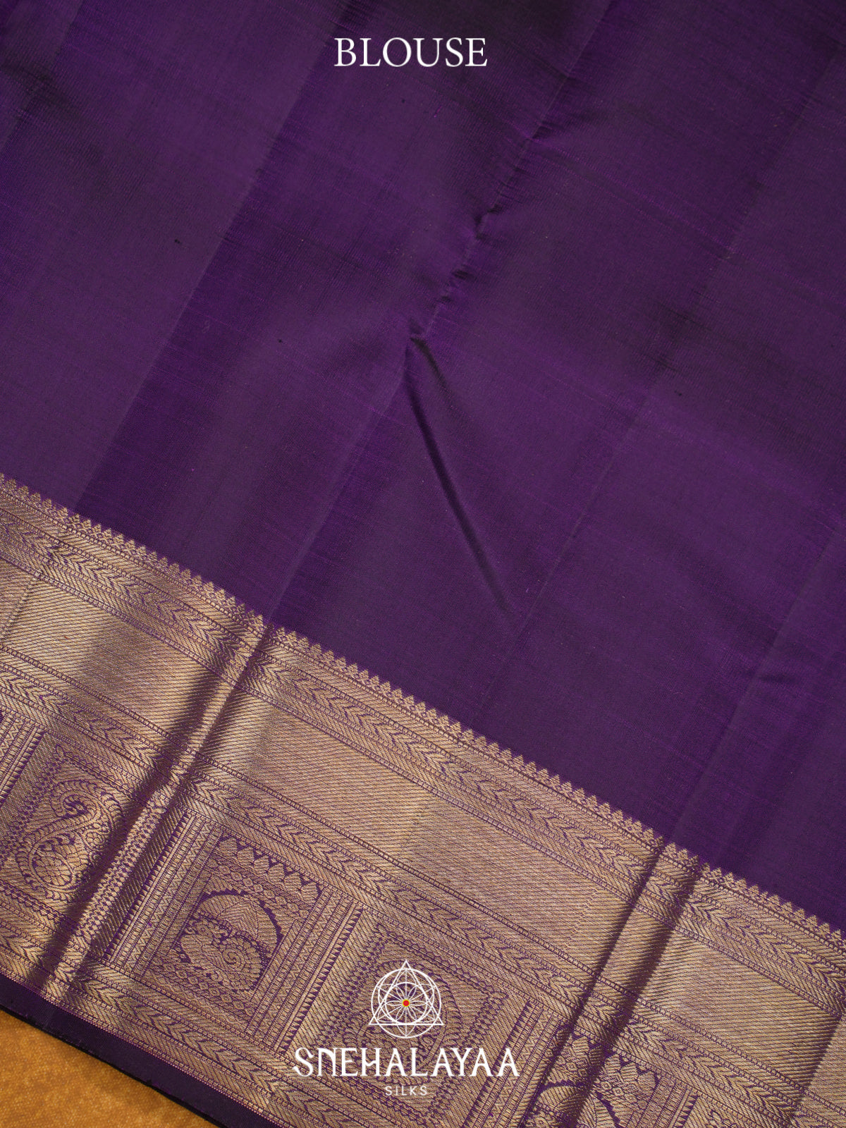 Purple Kanjivaram Silk Saree