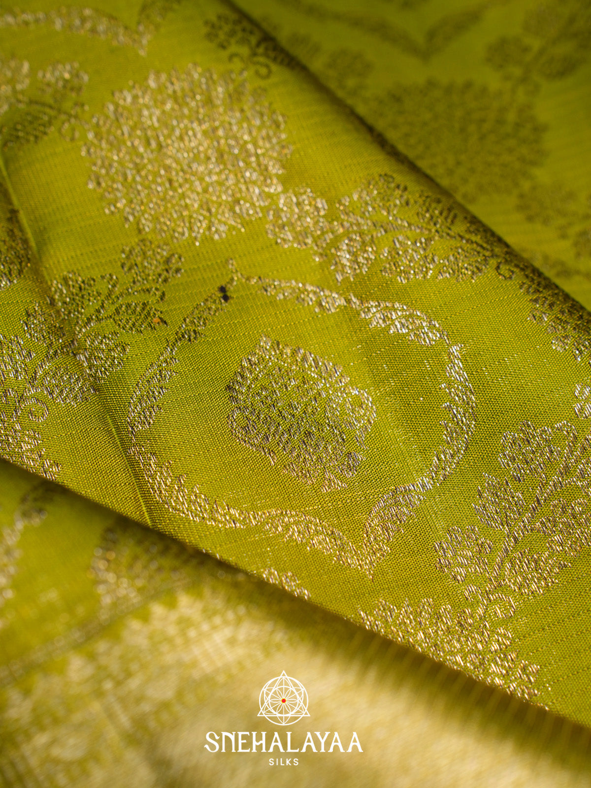 Mehandi Green Kanjivaram Silk Saree