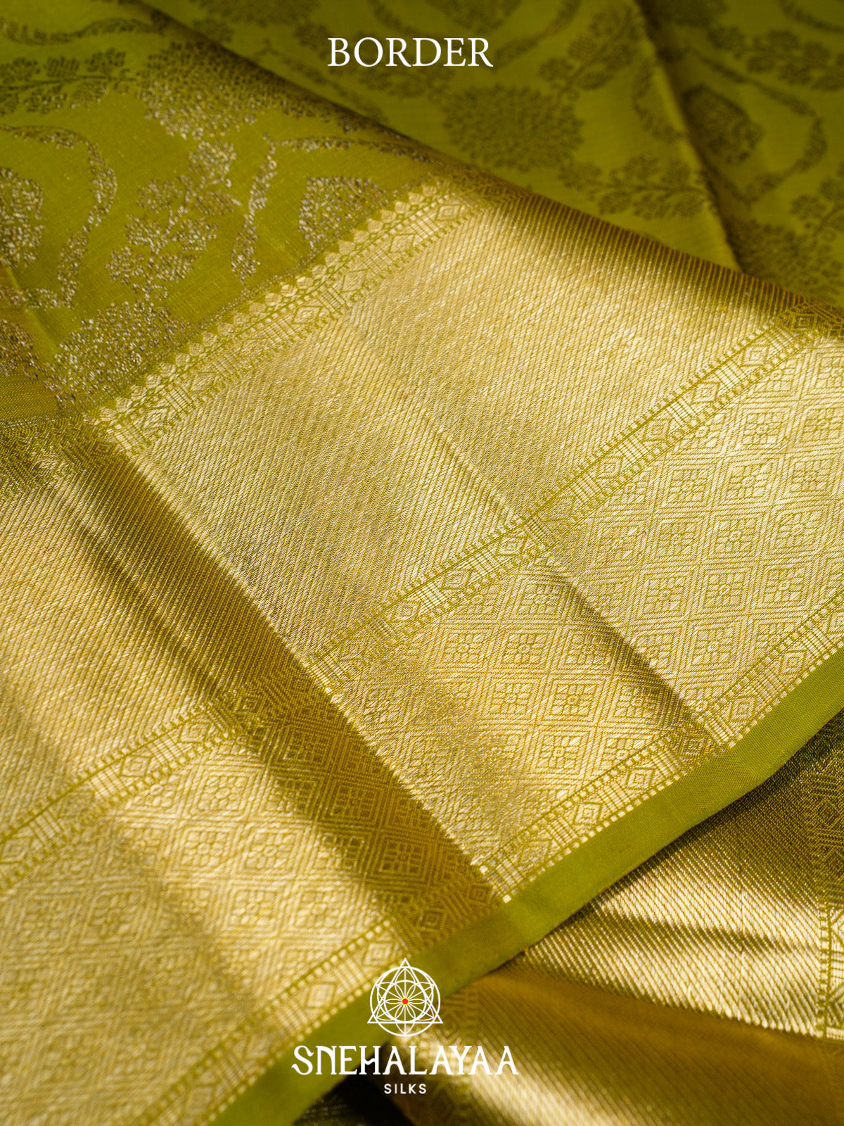 Mehandi Green Kanjivaram Silk Saree