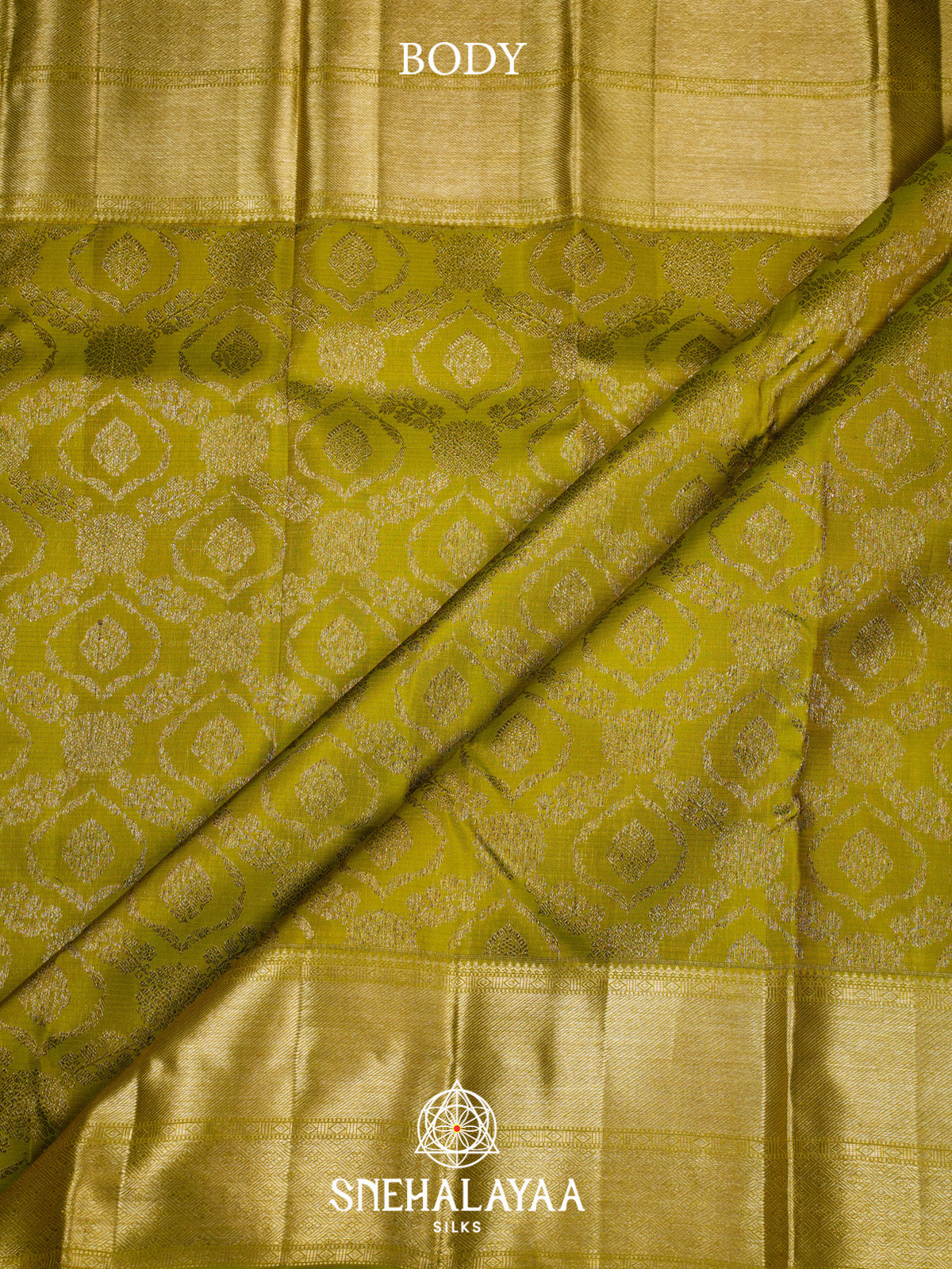 Mehandi Green Kanjivaram Silk Saree