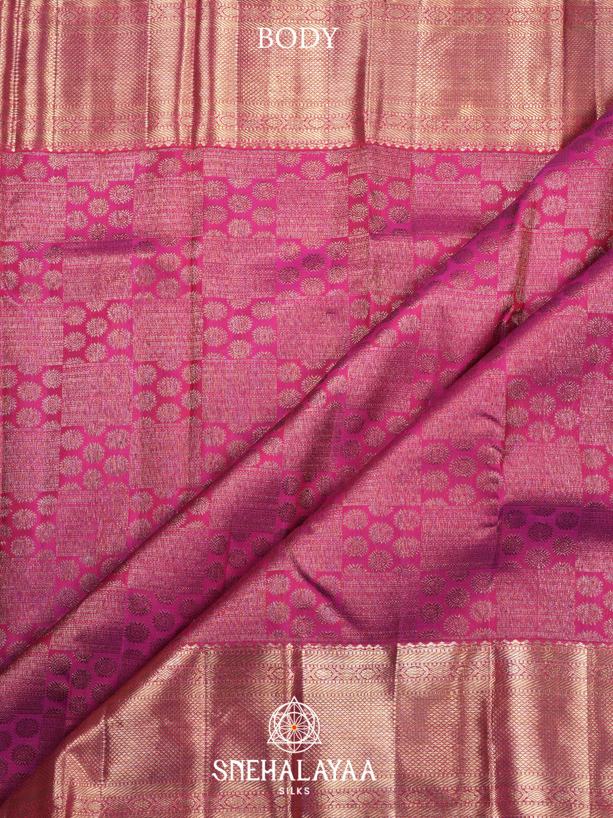 Pink Kanjivaram Silk Saree