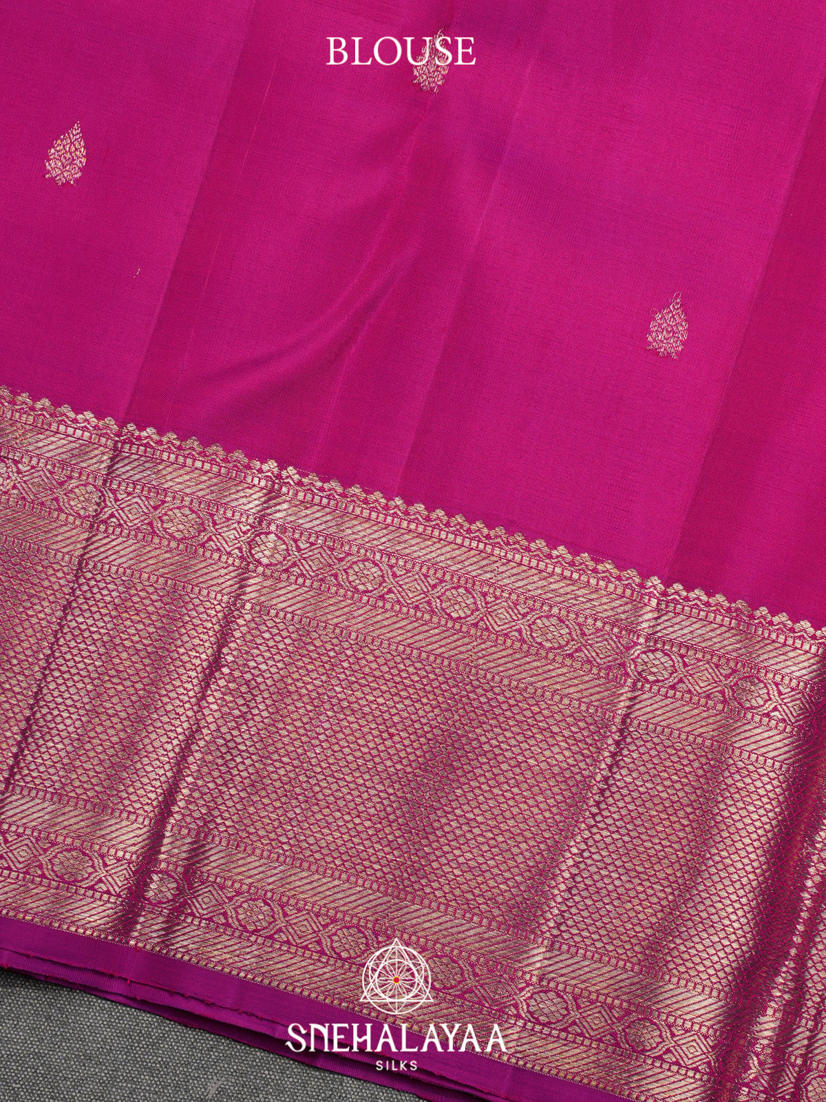 Pink Kanjivaram Silk Saree