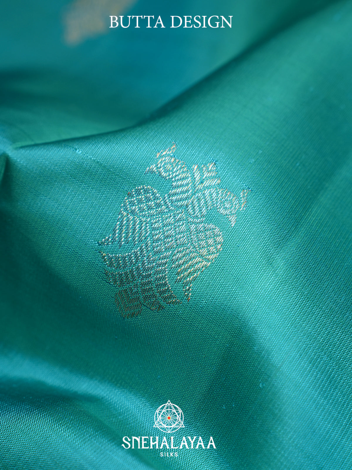 Teal Green Kanjivaram Silk Saree