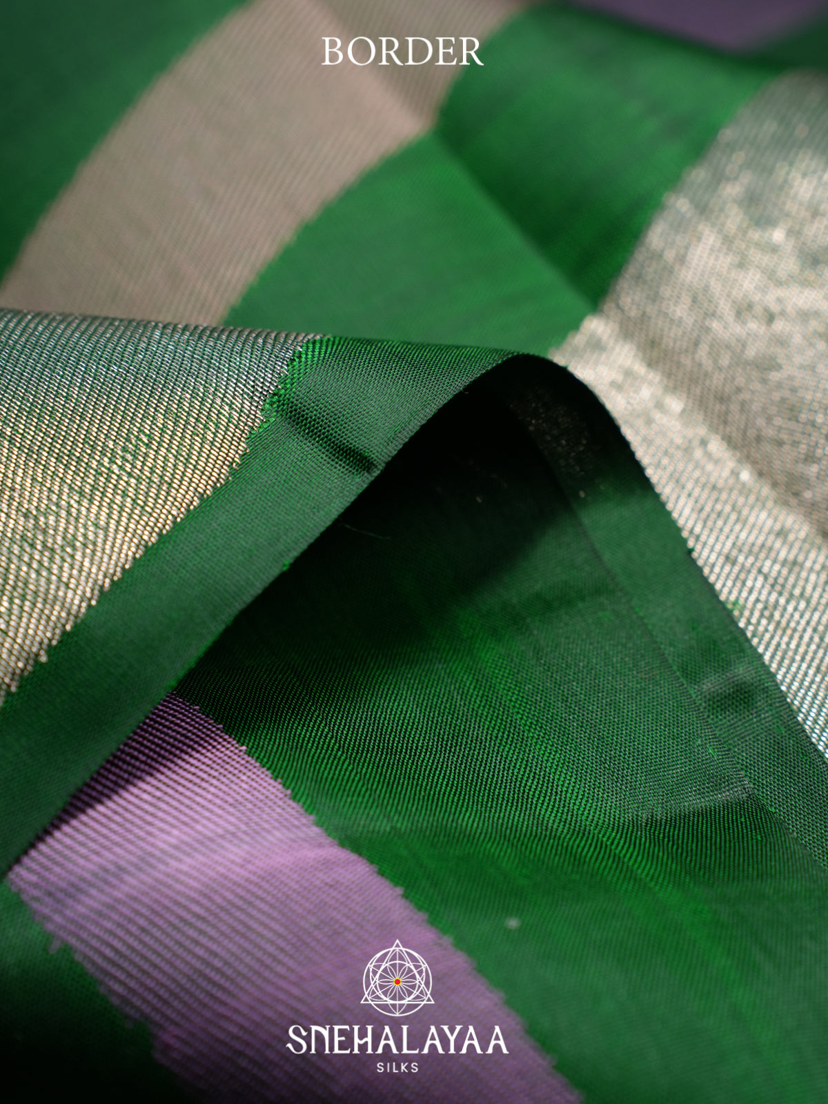 Forest Green Kanjivaram Silk Saree
