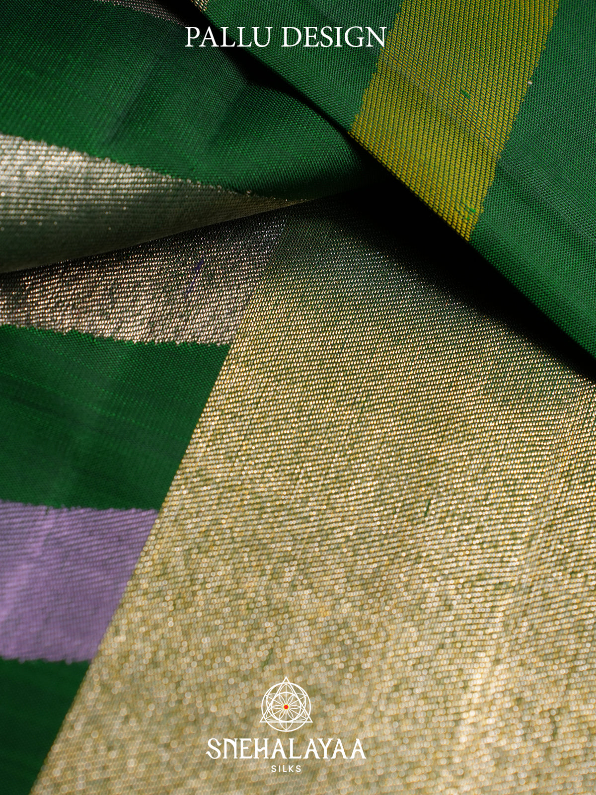 Forest Green Kanjivaram Silk Saree