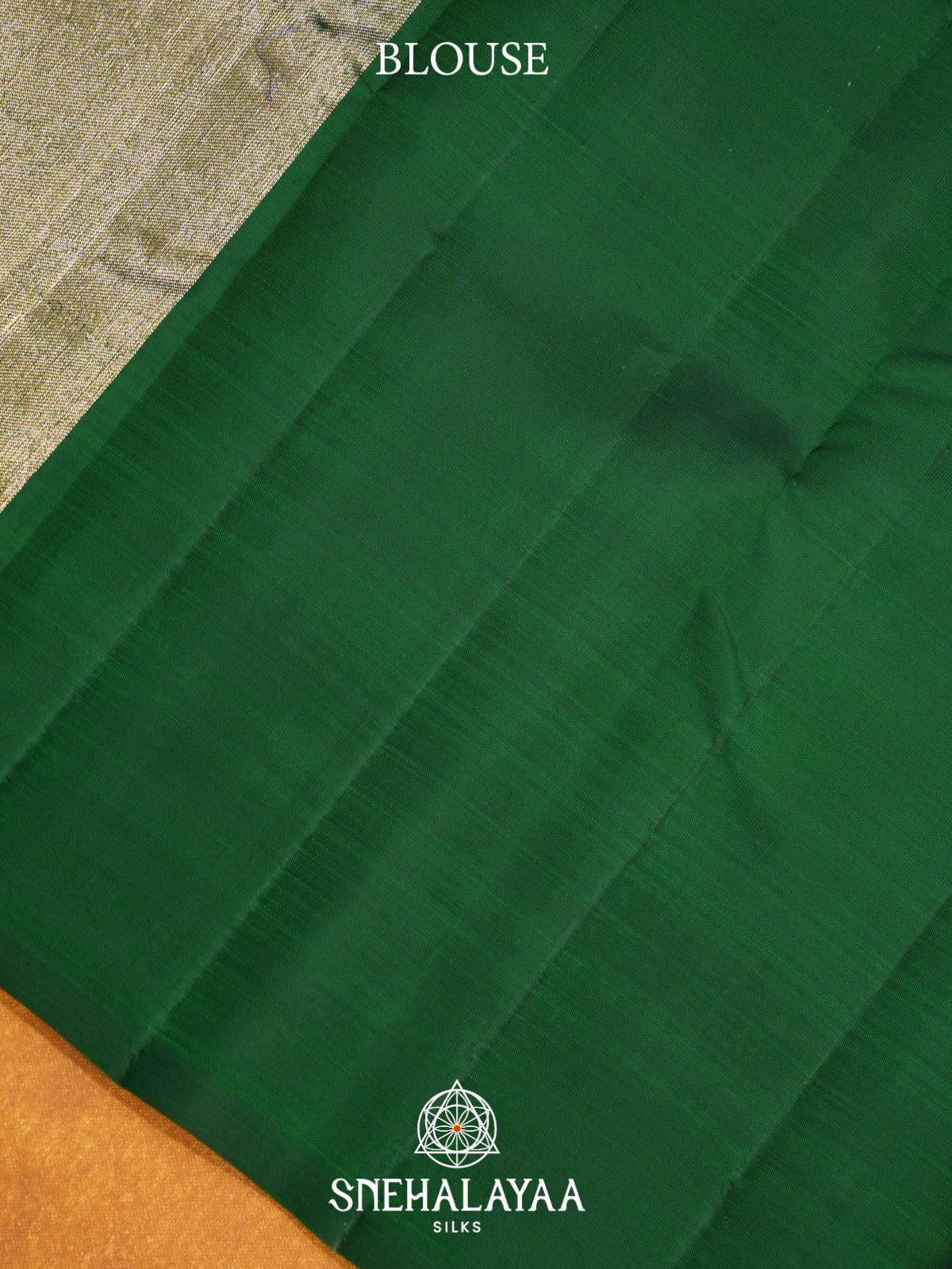 Forest Green Kanjivaram Silk Saree