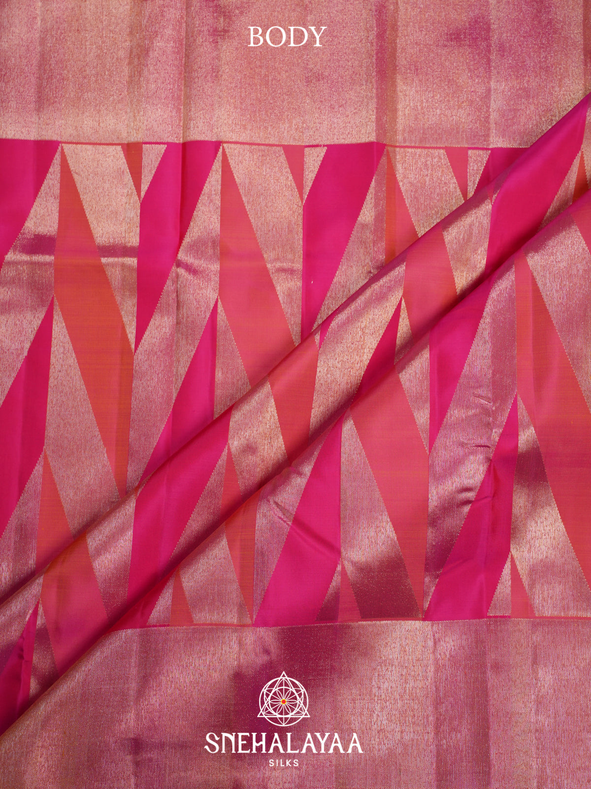 Pink Kanjivaram Silk Saree
