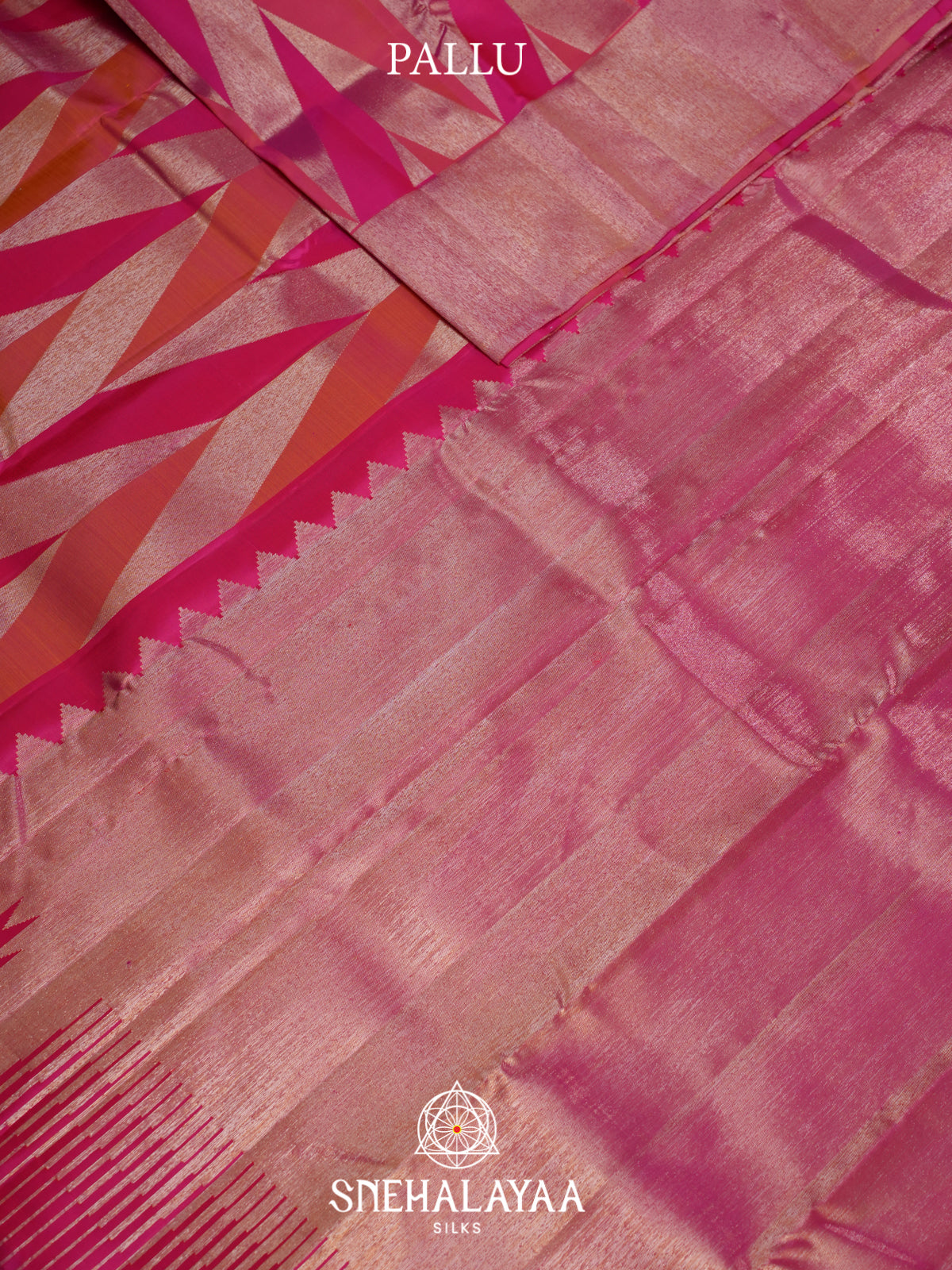 Pink Kanjivaram Silk Saree