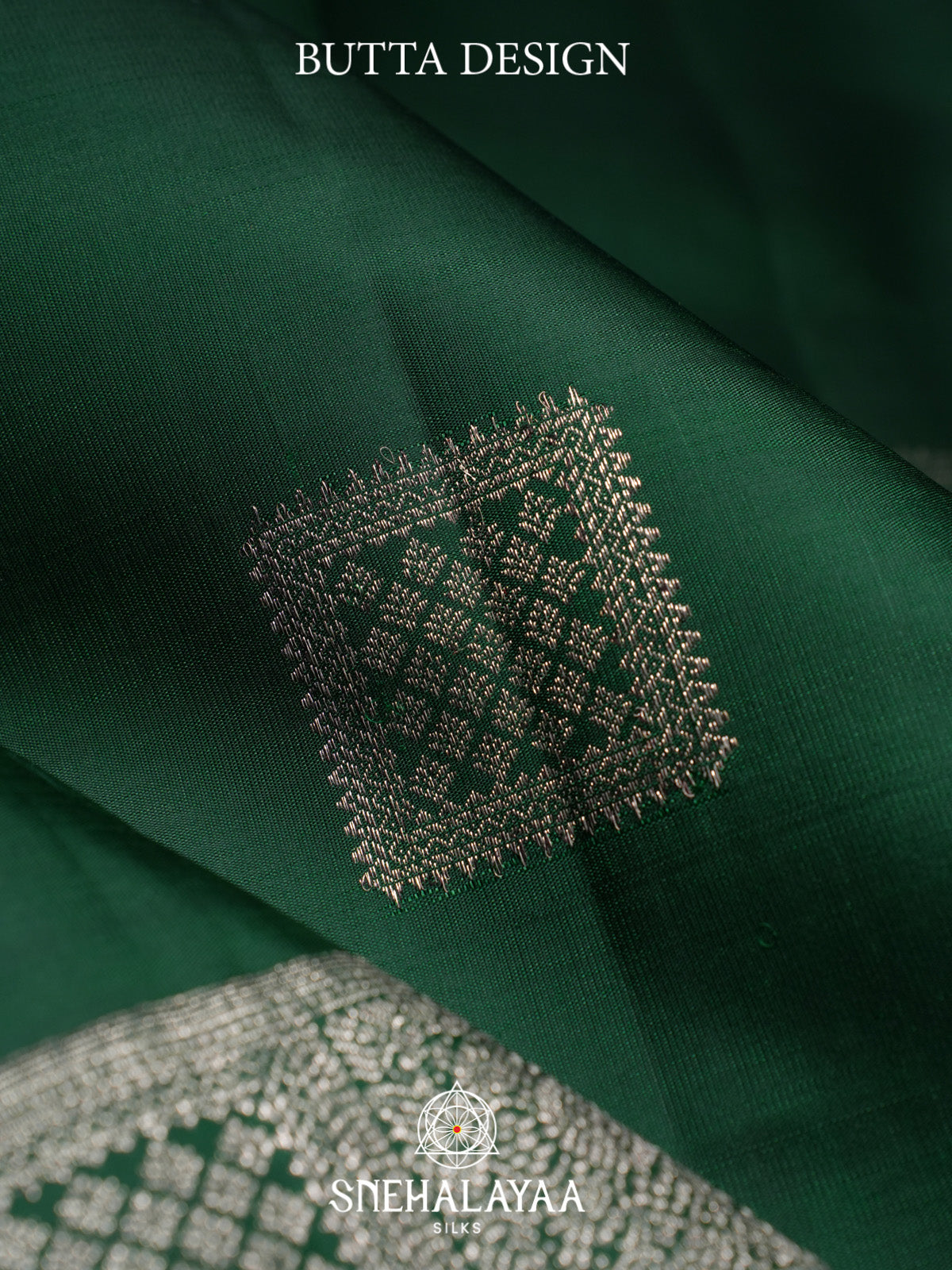 Forest Green Kanjivaram Silk Saree