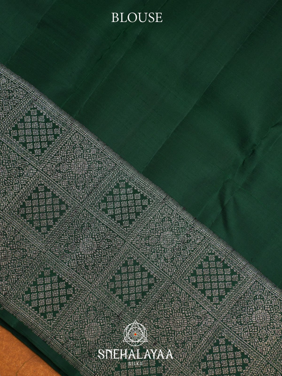 Forest Green Kanjivaram Silk Saree
