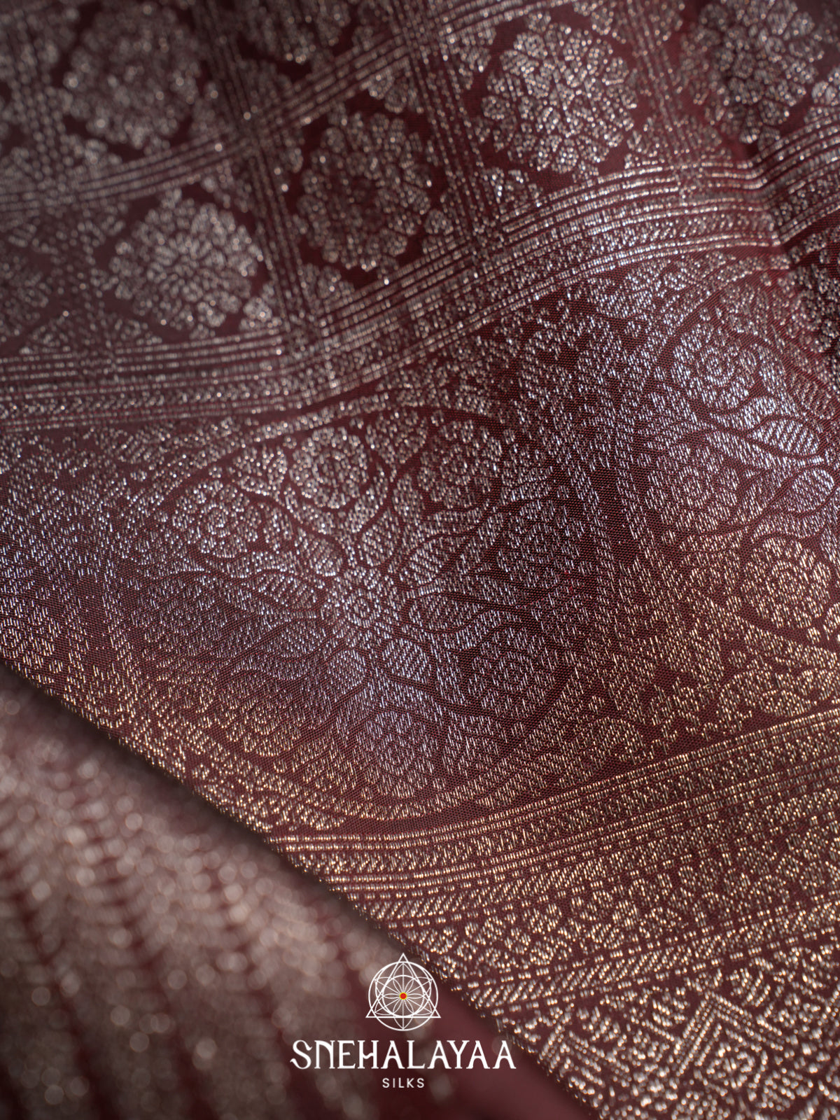 Coffee Brown Kanjivaram Silk Saree