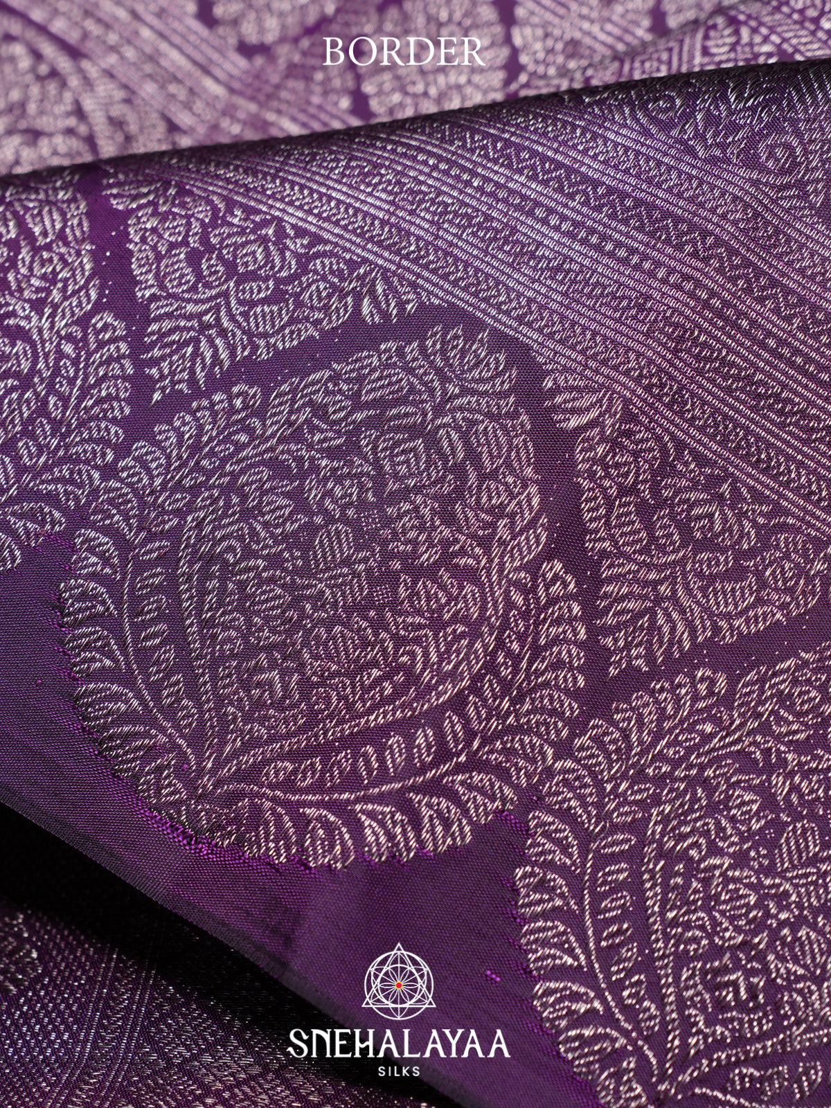 Purple Kanjivaram Silk Saree