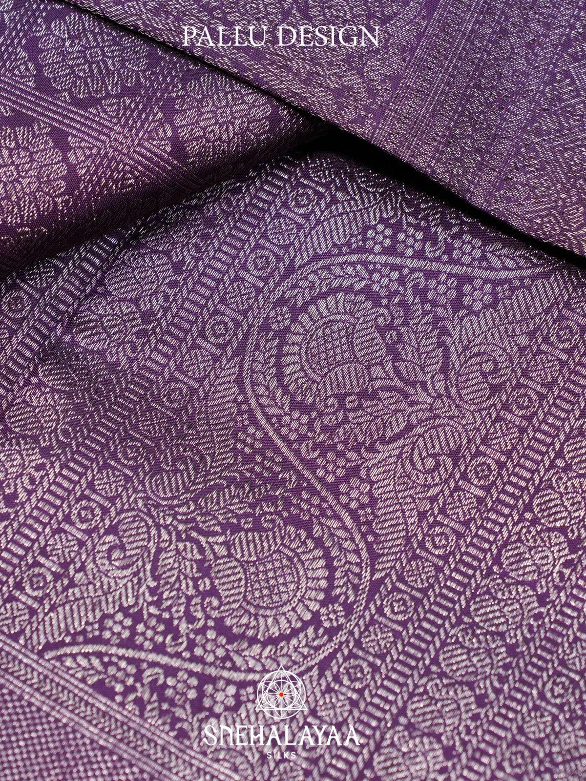 Purple Kanjivaram Silk Saree