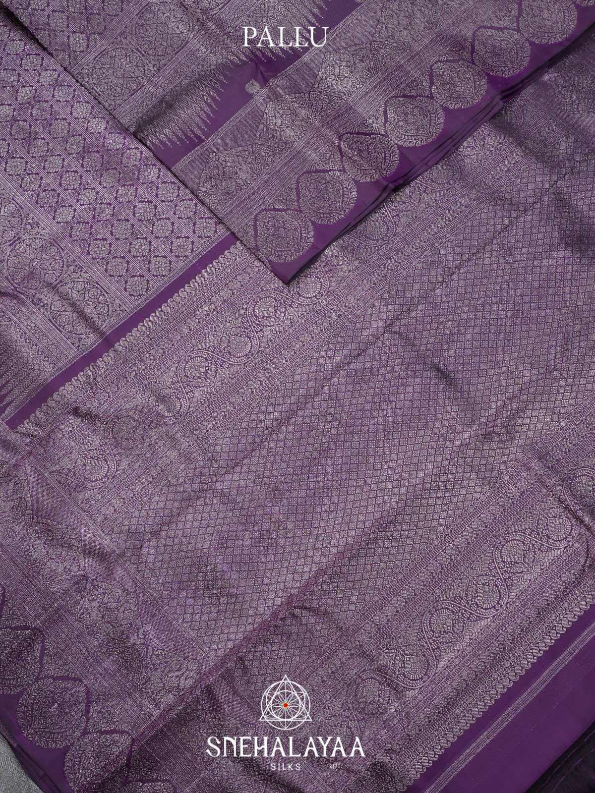 Purple Kanjivaram Silk Saree