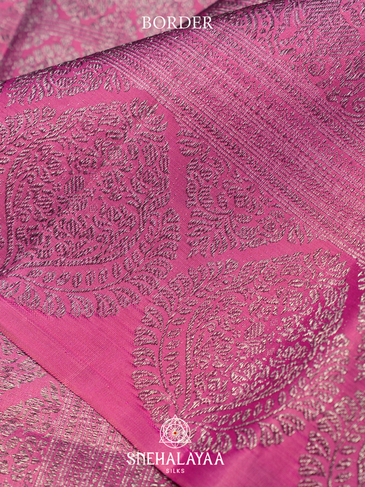 Pink Kanjivaram Silk Saree